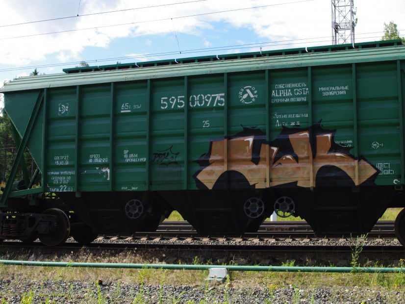 Graffiti Train in Russia - Photo by Bang - ??? (2013)