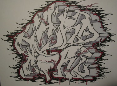 Graffiti Sketch - Photo by Bar (2013)