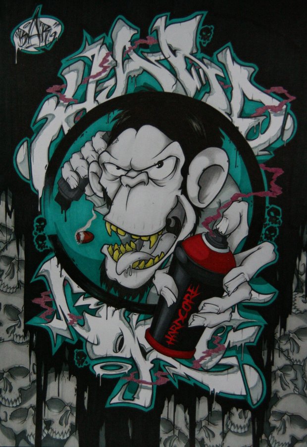 Graffiti Sketch - Photo by Bar (2013)
