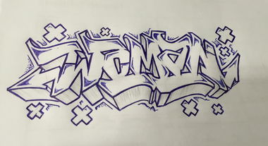 Graffiti Sketch - Photo by Barnsone (2015)