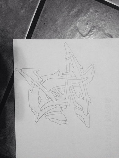 Graffiti Sketch - Photo by BasikFox