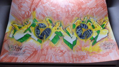 Graffiti Sketch in Russia - Photo by Basky (2013)