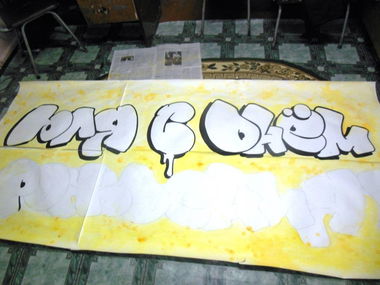 Graffiti Sketch in Russia - Photo by Basky (2013)