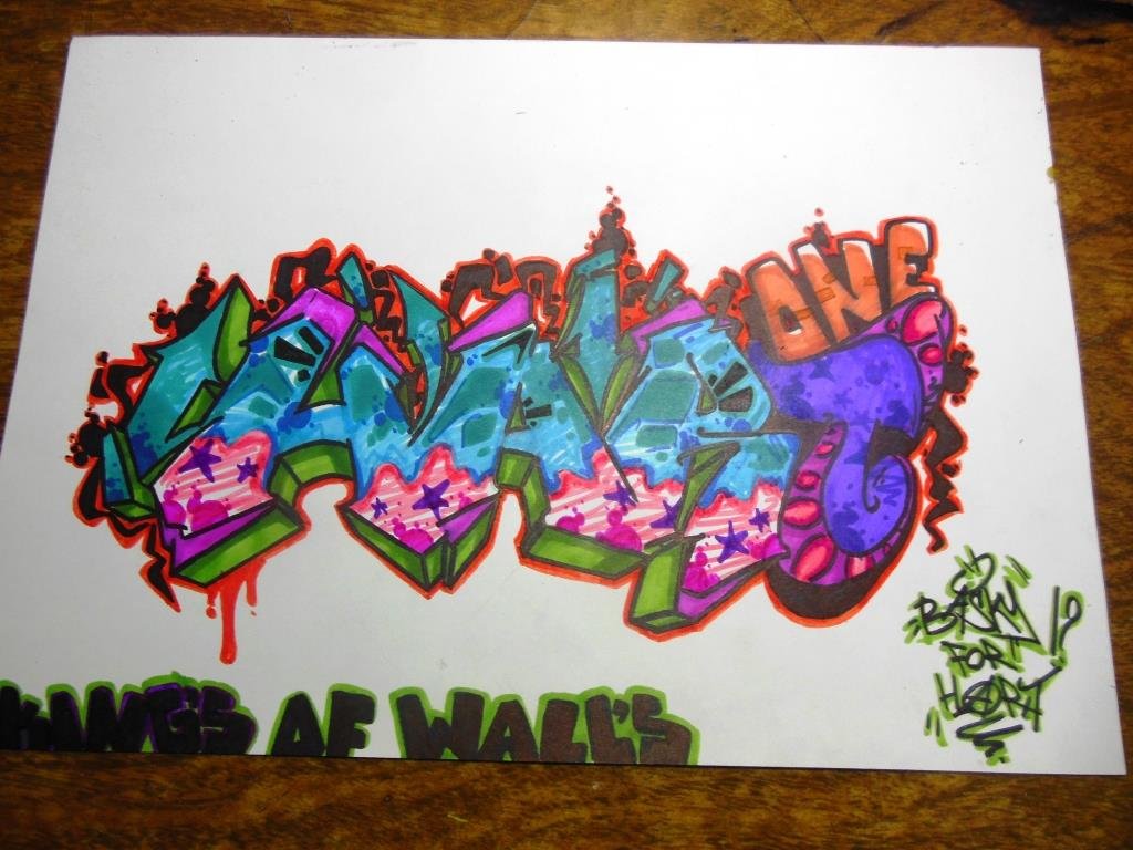 Graffiti Sketch in Russia - Photo by Basky (2014)