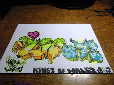 Graffiti Sketch - Photo by Basky