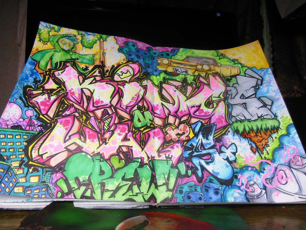 Graffiti Sketch in Russia - Photo by Basky