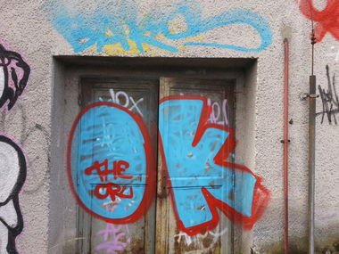 Graffiti Bombing - Photo by Bbaks