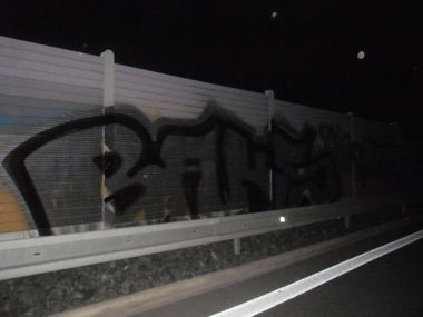 Graffiti Bombing - Photo by Bbaks