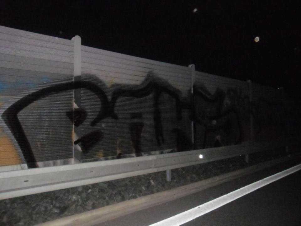 Graffiti Bombing - Photo by Bbaks