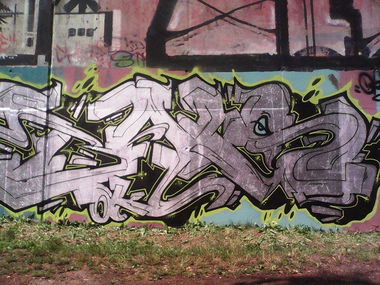 Graffiti Wall - Photo by Bbaks - znojmo, jam