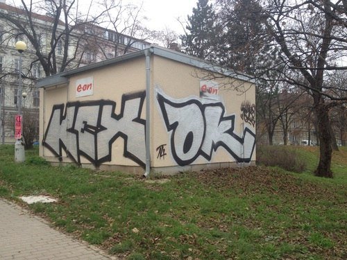 Graffiti Bombing - Photo by Bbaks