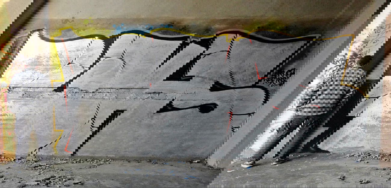 Graffiti Bombing - Photo by BeKaeS - BKS, CREW, AMOK