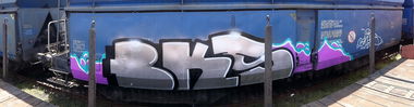 Graffiti Train - Photo by BeKaeS - BKS, CREW