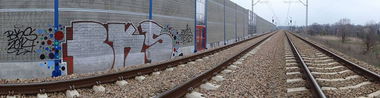 Graffiti Bombing - Photo by BeKaeS - BKS