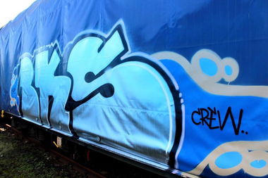 Graffiti Train - Photo by BeKaeS - BKS