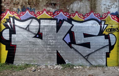 Graffiti Wall - Photo by BeKaeS - BKS, CREW