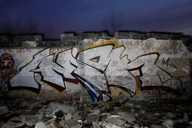 Graffiti Bombing - Photo by BeKaeS - AMOK, BKS, CREW
