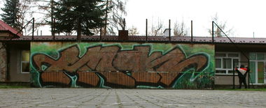Graffiti Wall - Photo by BeKaeS - AMOK, BKS, CREW