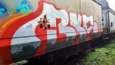 Graffiti Train - Photo by BeKaeS - BKS, CREW