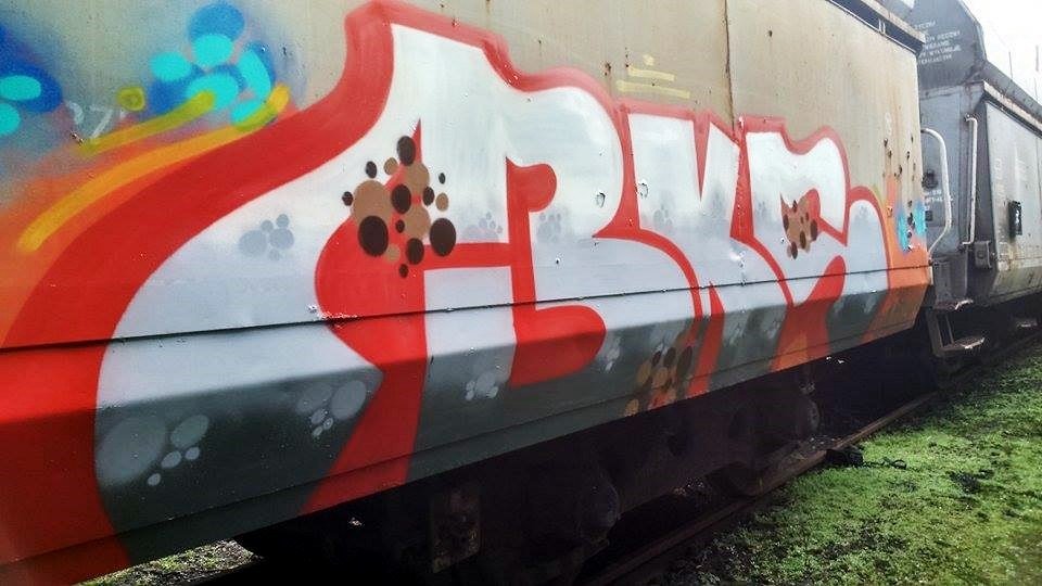 Graffiti Train - Photo by BeKaeS - BKS, CREW