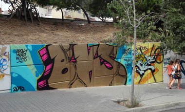 Graffiti Wall - Photo by BeKaeS - BKS, CREW, SPAIN