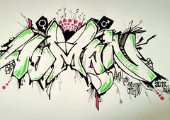 Graffiti Sketch - Photo by BeakOne (2015)