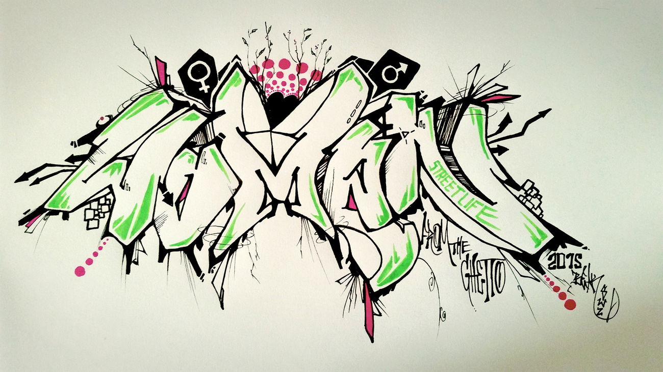 Graffiti Sketch - Photo by BeakOne (2015)