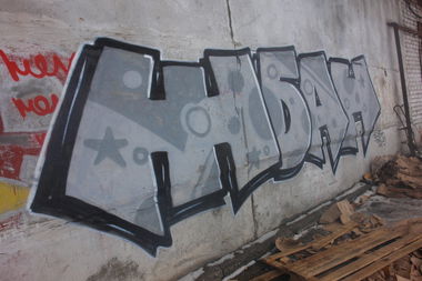 Graffiti Bombing in Samara - Photo by BeardBear (2013)