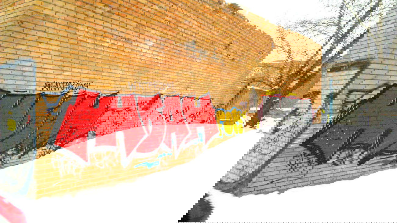 Graffiti Bombing in Norway - Photo by BeardBear