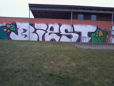 Graffiti Bombing in MD - Photo by BeasD - Biest, Skui
