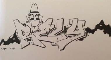 Graffiti Sketch - Photo by Beesknees (2013)