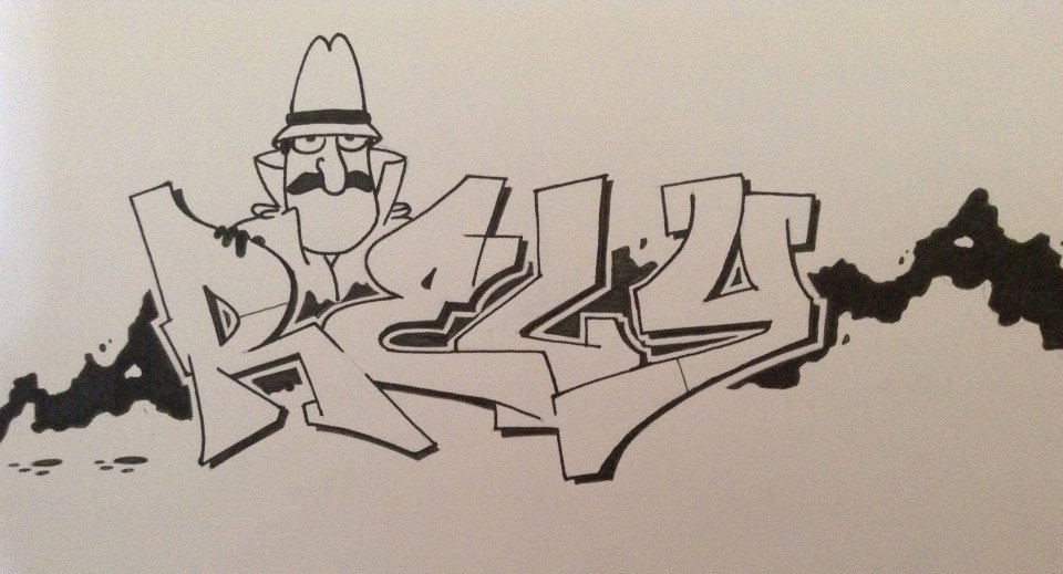 Graffiti Sketch - Photo by Beesknees (2013)
