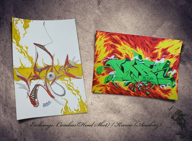 Graffiti Sketch - Photo by BeetleZ - Exchange, CaBs, -