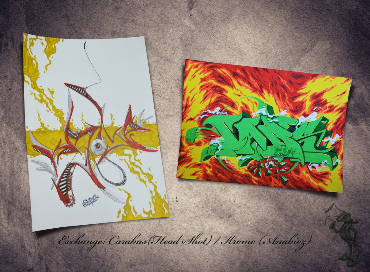 Graffiti Sketch - Photo by BeetleZ - Exchange, CaBs, -