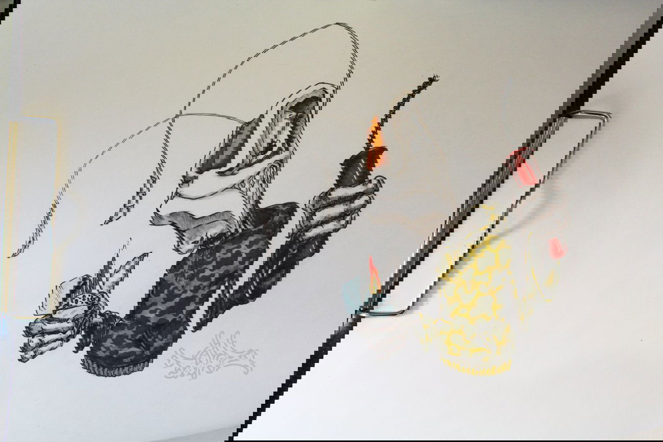 Graffiti Sketch - Photo by BeetleZ - BeetleZ