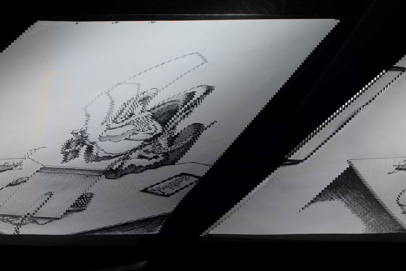 Graffiti Sketch - Photo by BeetleZ - BeetleZ