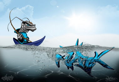 Graffiti Sketch - Photo by BeetleZ - CaBs