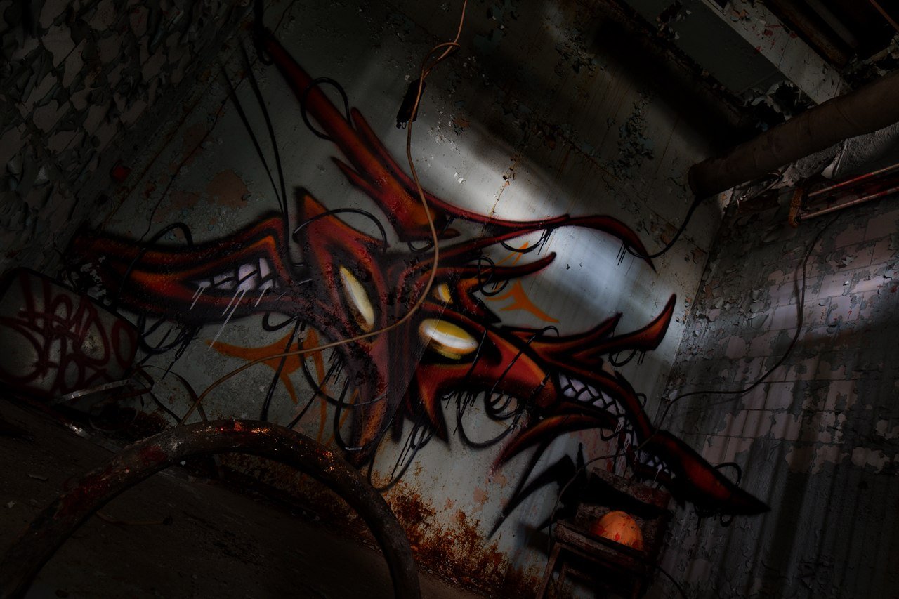 Graffiti Wall - Photo by BeetleZ - wire, CaBs (2015)