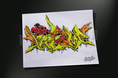 Graffiti Sketch - Photo by BeetleZ - Krome, by, Beetlez (2015)