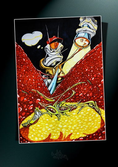 Graffiti Sketch - Photo by BeetleZ - Bug, -, reaper (2015)