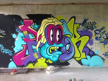 Graffiti Wall - Photo by Beik