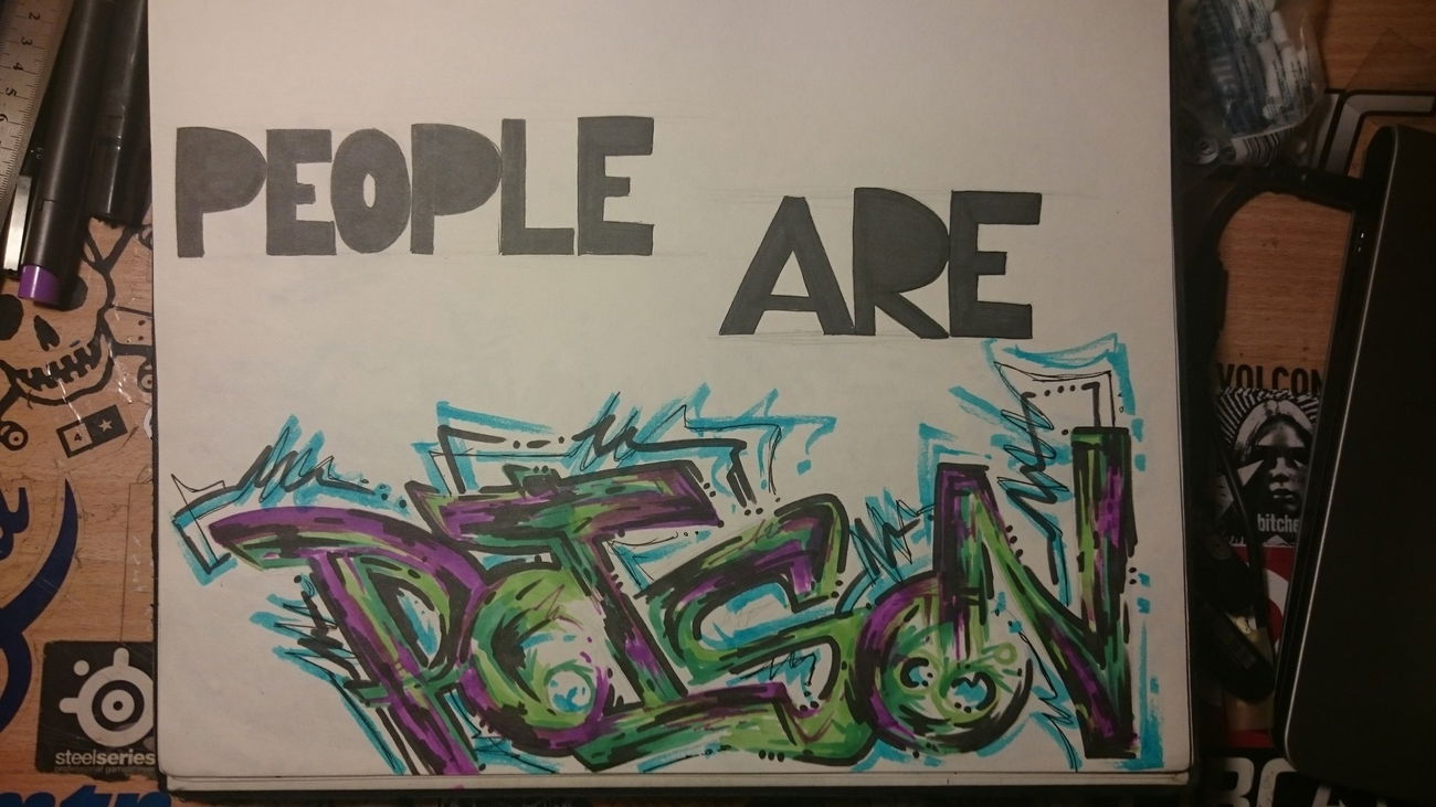 Graffiti Sketch - Photo by Beka (2015)