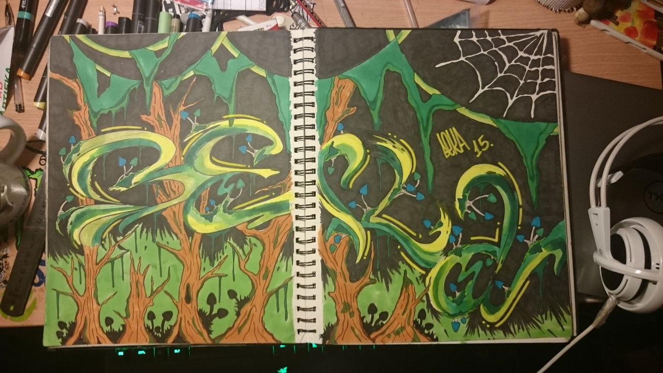 Graffiti Sketch - Photo by Beka (2015)