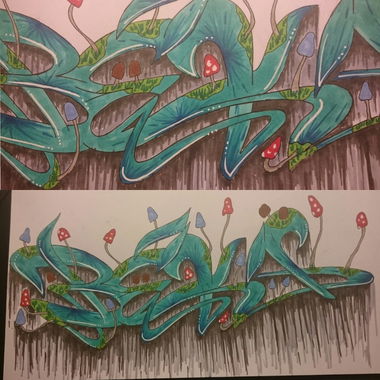 Graffiti Sketch - Photo by Beka (2015)