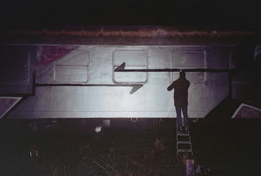 Graffiti Train - Photo by Belgrade_Dogs