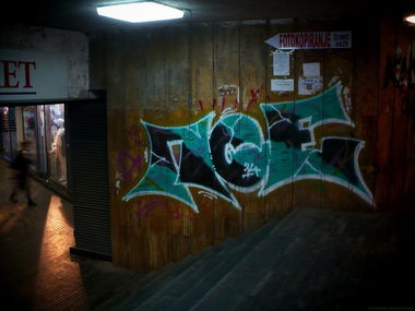 Graffiti Bombing - Photo by Belgrade_Dogs (2014)