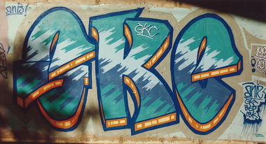 Graffiti Wall in Deutschland - Photo by Belt - anis, gkc, btp (1994)