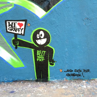 Graffiti Wall in Berlin - Photo by Belt - belt, fkt, npn (2019)