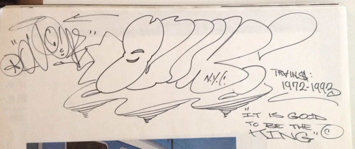 Graffiti Wall - Photo by Belt - quik, nyc, king (1993)