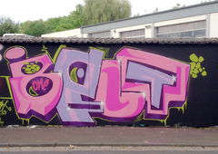 Graffiti Wall in Germany - Photo by Belt - belt, fkt, ykw (2018)